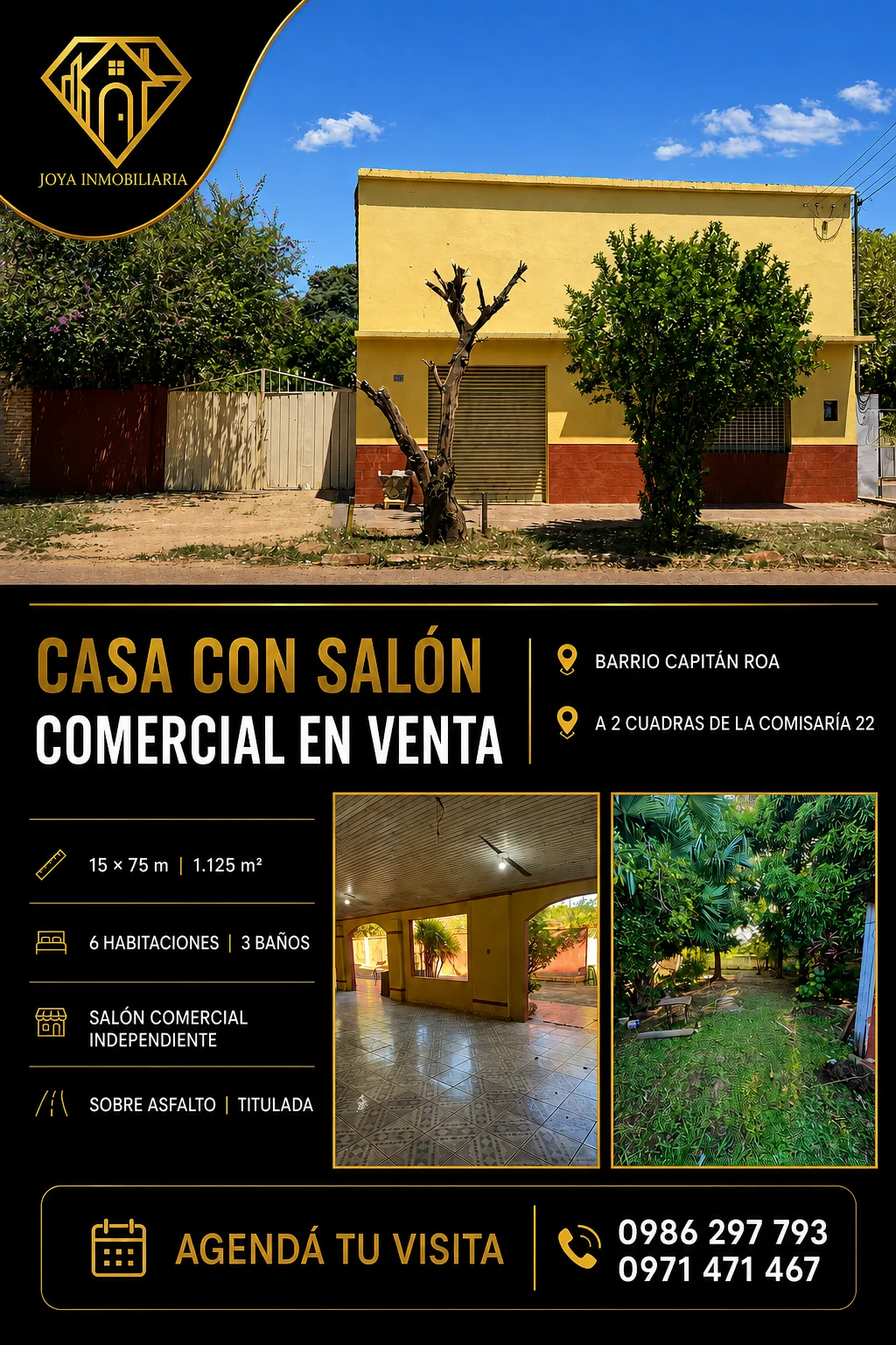 Casa de 6 dormitorios, 350m², en Venta en Capitán Roa, Coronel Oviedo