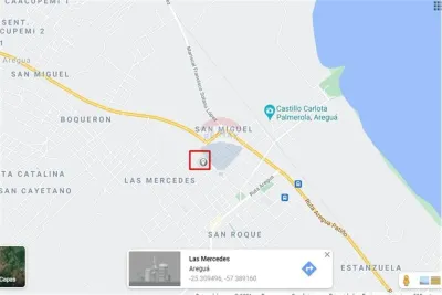 Terreno de 395m² en Venta en San Miguel, Areguá