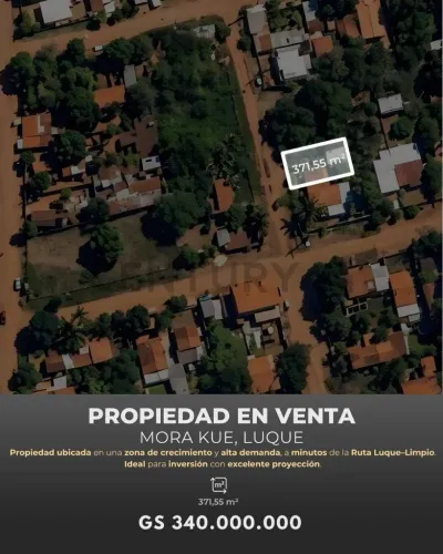 371.55m² Land for Sale in Yka´a, Luque