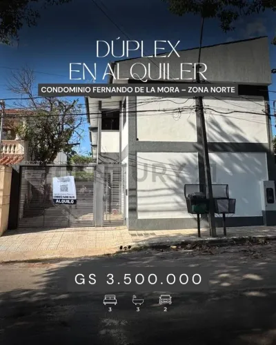 3-Bedroom House for Rent in San Antonio, Fernando de la Mora