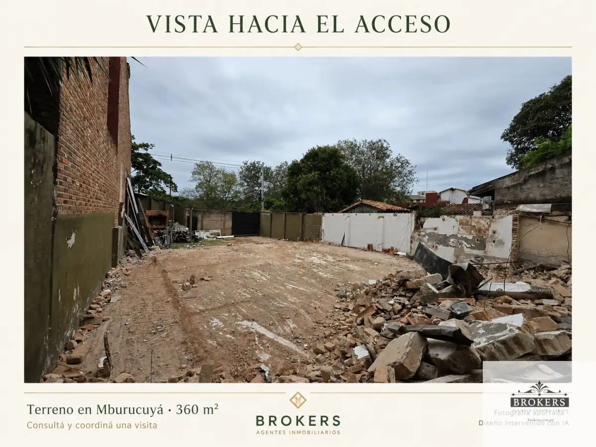 Terreno de 360m² en Venta en Mburucuyá, Asunción