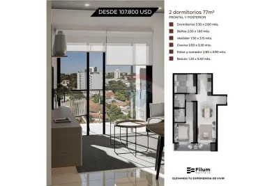 2-Bedroom Apartment for Sale in Herrera, Asunción