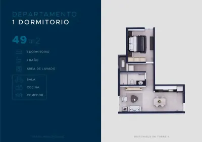 1 Bedroom Apartment for Sale in Surubi´i, Mariano Roque Alonso