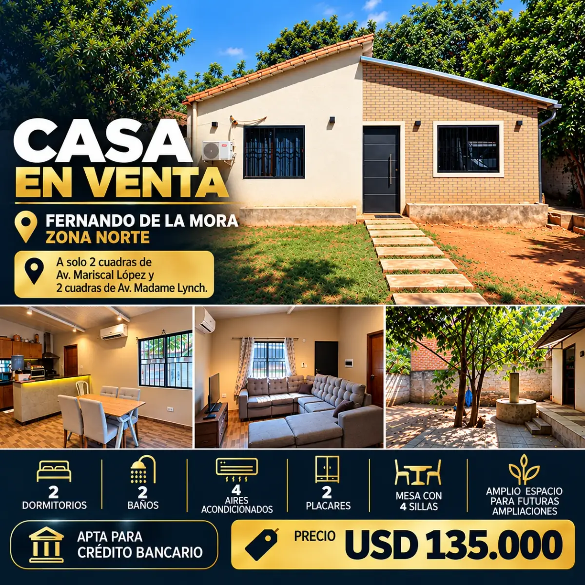 Casa de 2 dormitorios en Venta en Las Residentas, Fernando de la Mora - Image 10