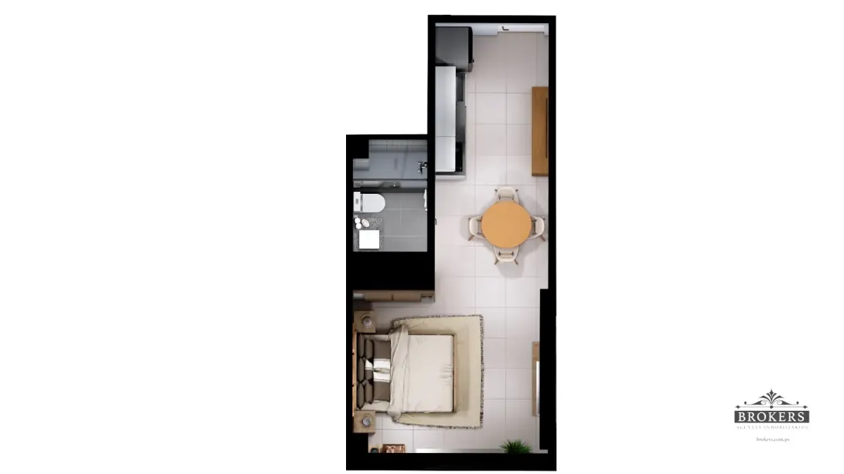 Apartamento de 1 quarto à venda em San Pablo, Assunção - Image 3