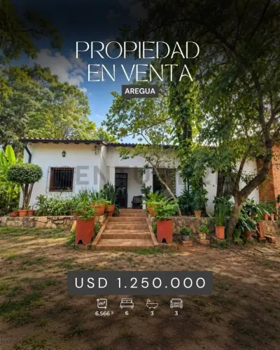 Casa de 6 dormitorios en Venta en San Miguel, Areguá