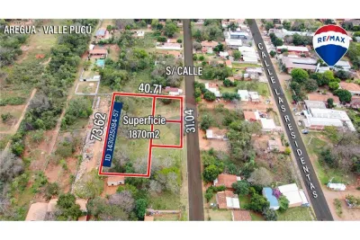 Terreno de 1,870m² en Venta en Valle Pucú, Areguá