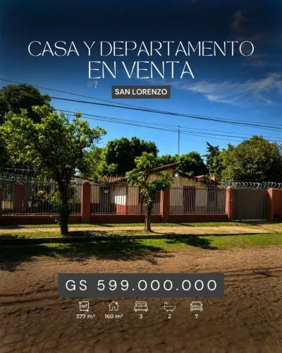 Departamento de 3 dormitorios en Venta en Sagrada Familia, San Lorenzo