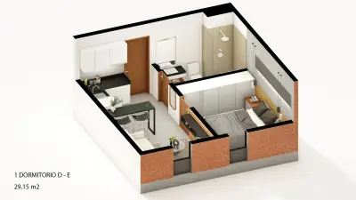 Departamento de 1 dormitorio en Venta en Campo Grande, Luque