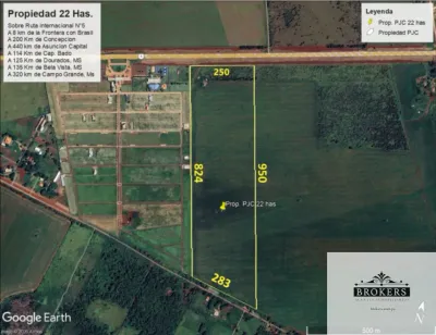 Terreno de 22.21m² à Venda em Pedro Juan Caballero