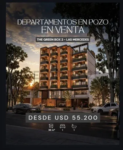 Departamento de 1 dormitorio en Venta en Las Mercedes, Asunción