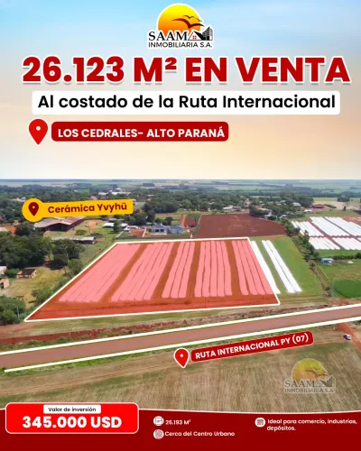 Terreno de 26.000m² à Venda em Los Cedrales