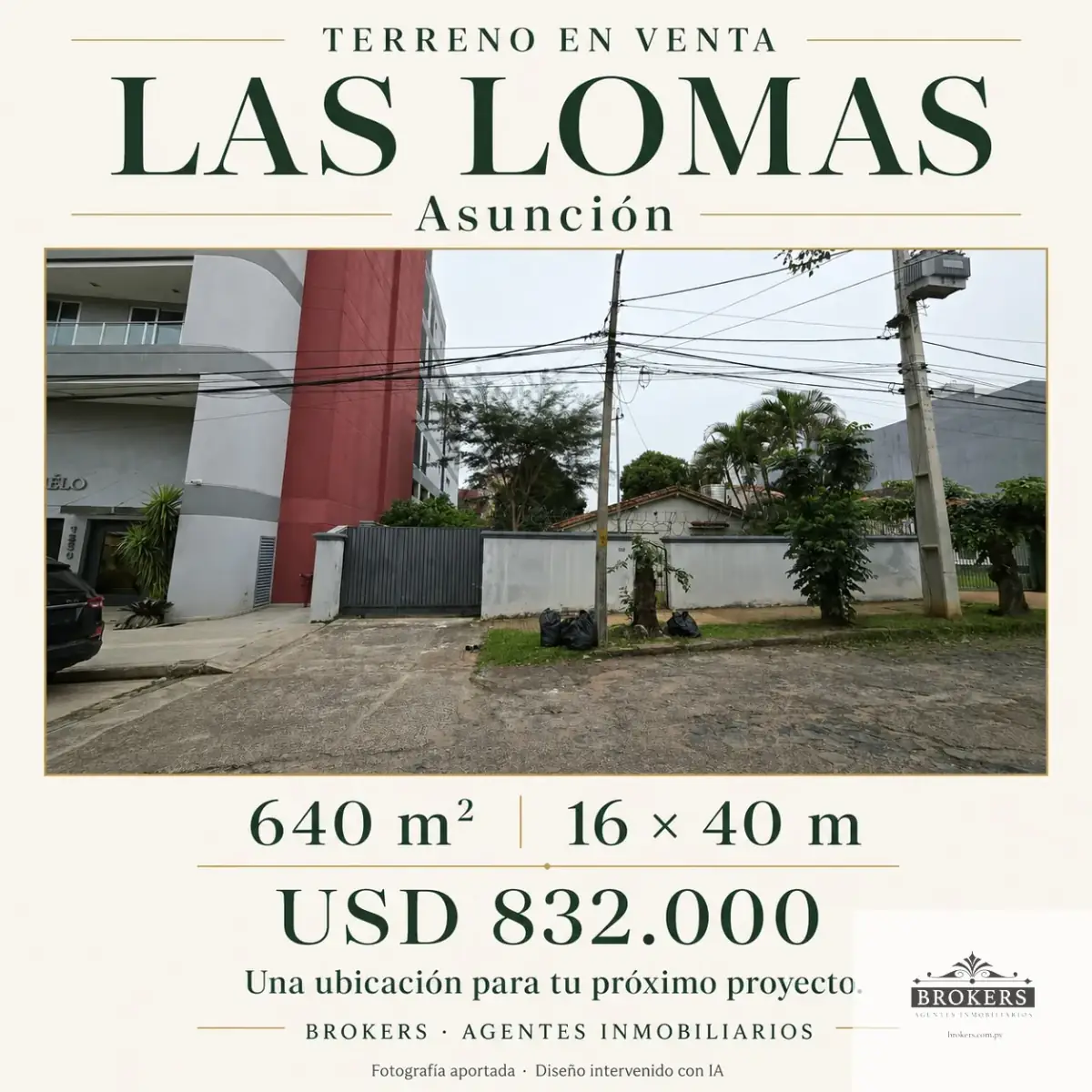Terreno de 640m² à Venda em Las Lomas (Carmelitas), Assunção - Image 2