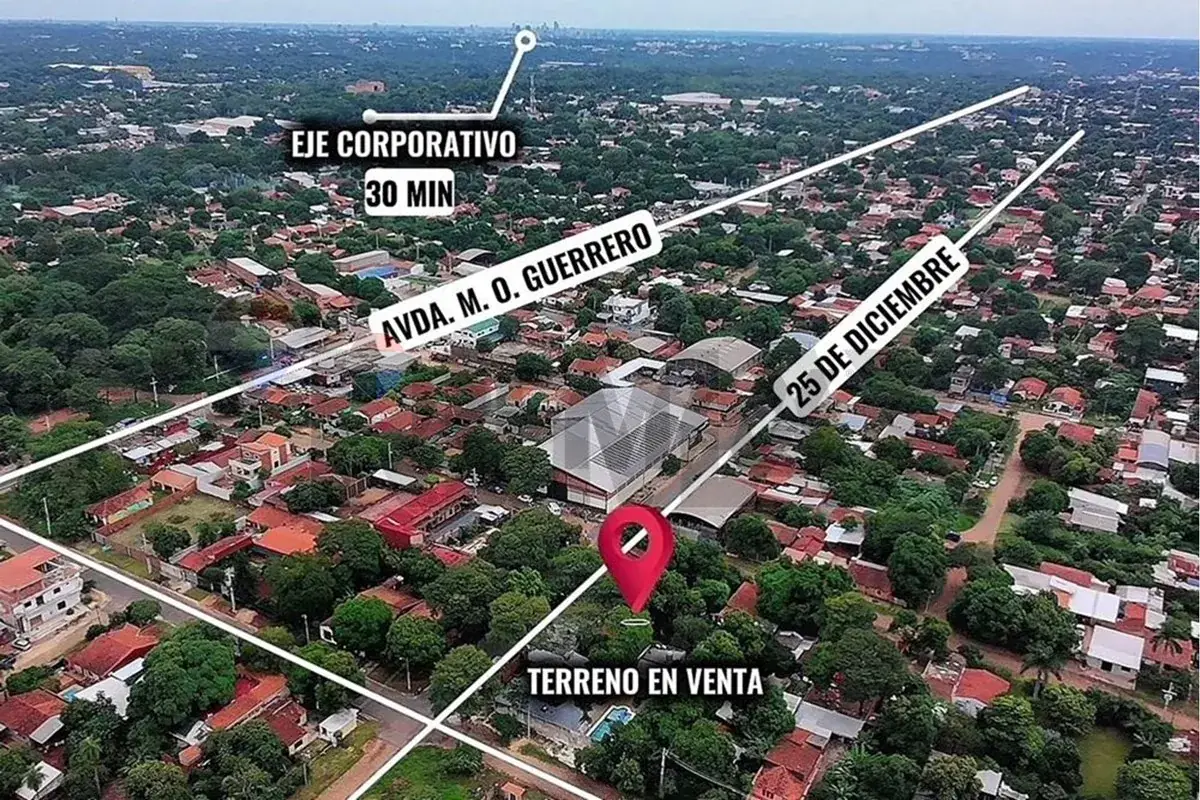 420m² Land for Sale in Villa Industrial, San Lorenzo