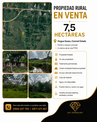 75,000m² Land for Sale in Coronel Oviedo