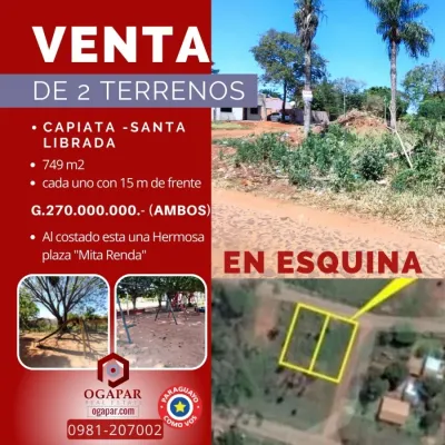 Terreno de 749m² à Venda no Centro Urbano, Capiatá