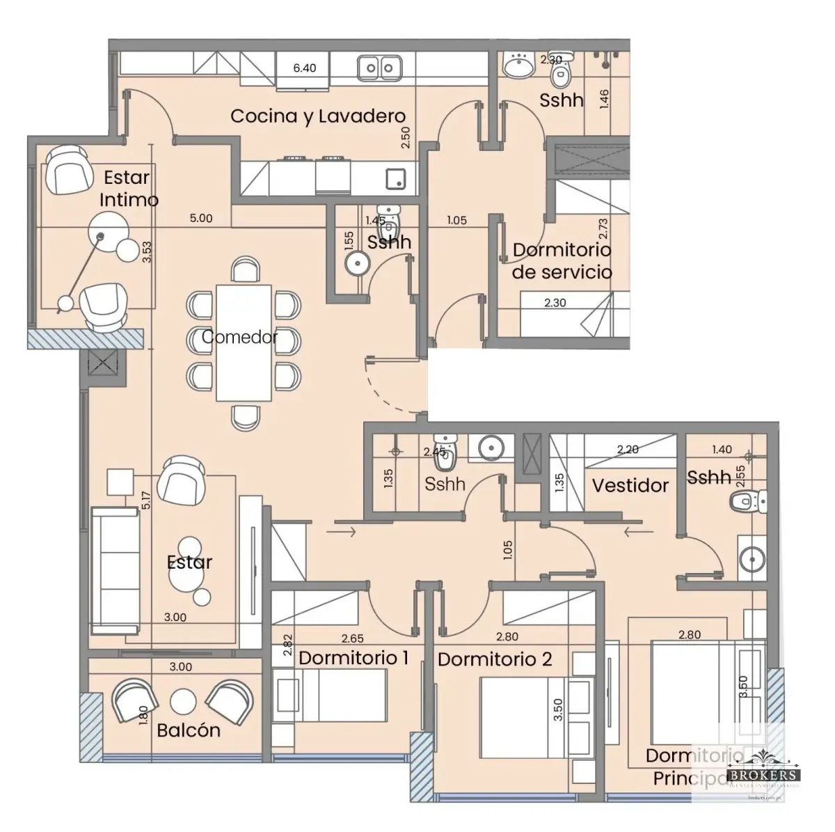 3-Bedroom Apartment for Sale in San Cristóbal, Asunción