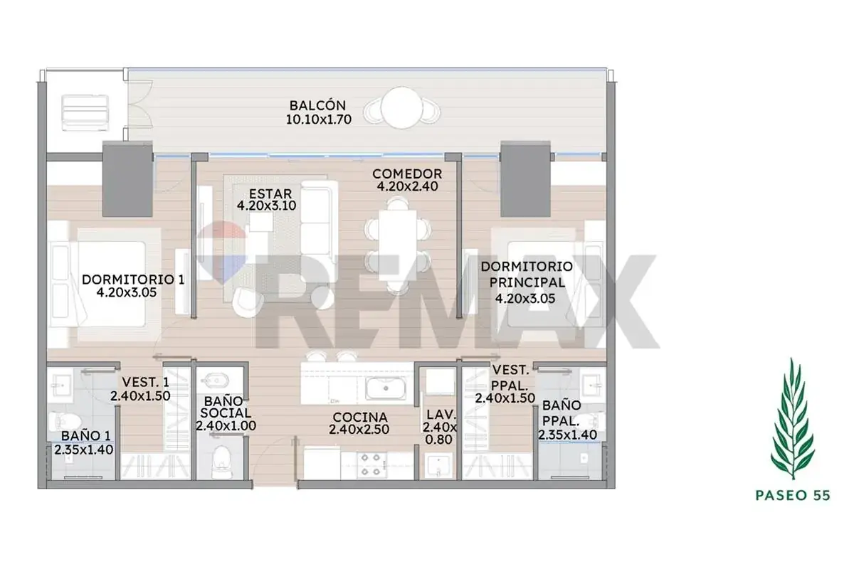 Departamento de 2 dormitorios en Venta en Ycuá Satí, Asunción - Image 9