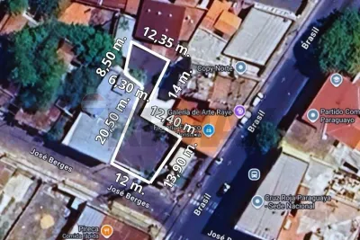 Terreno de 381.75m² en Venta en San José, Asunción