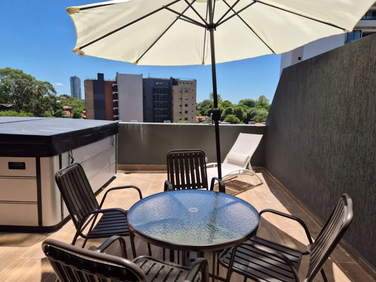 1-Bedroom Apartment in Garden Park Building, 80m², for Rent in Asunción - Image 11