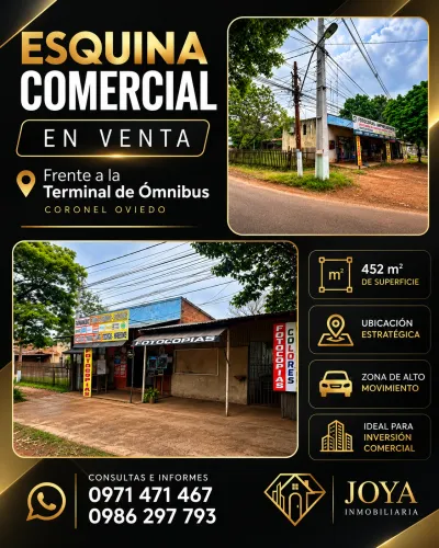 452m² Lot for Sale in Coronel Oviedo