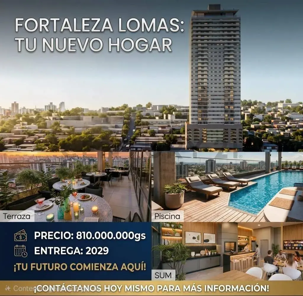 Apartamento de 2 quartos à venda em Mburucuyá, Assunção
