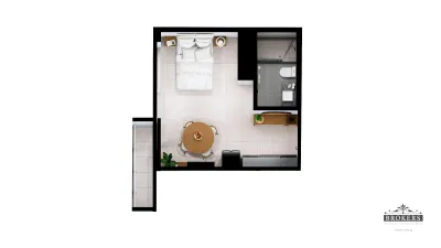 Departamento de 1 dormitorio en Venta en San Pablo, Fernando de la Mora