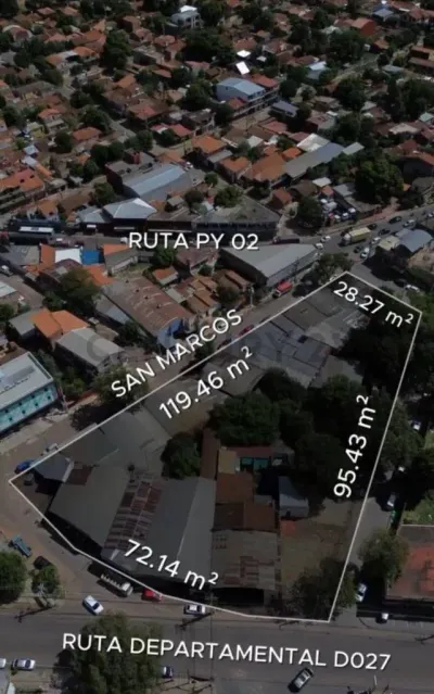 Terreno de 5,922m² en Venta en Corazón de Jesús, San Lorenzo