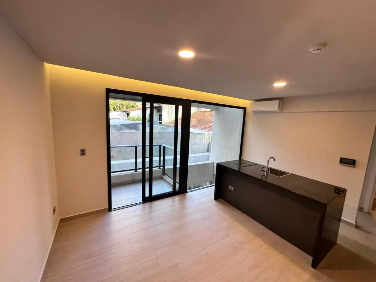 Departamento de 1 dormitorio en San Benigno 830, 40m², en Alquiler en Manorá, Asunción