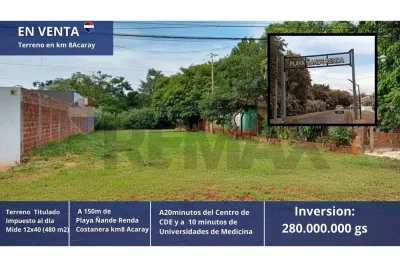 Terreno de 462m² en Venta en San Juan, Ciudad del Este