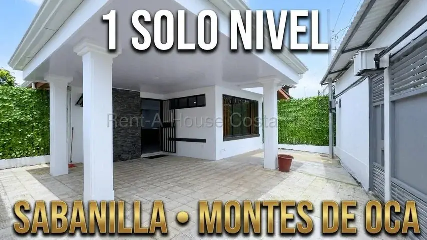 Casa de 3 dormitorios, 170m², en Alquiler en Montes de Oca, San José