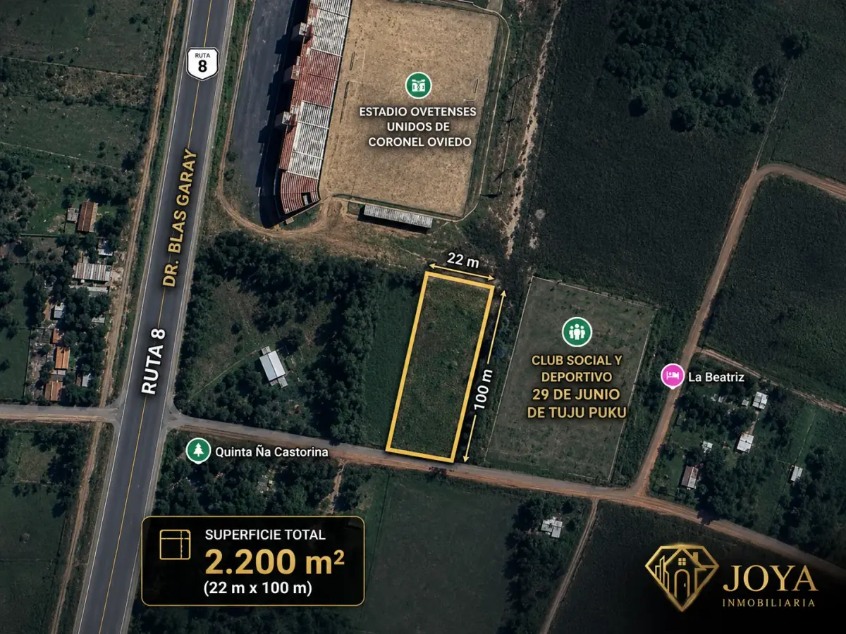 Terreno de 2200m² à Venda em Aguape Ty - Image 2