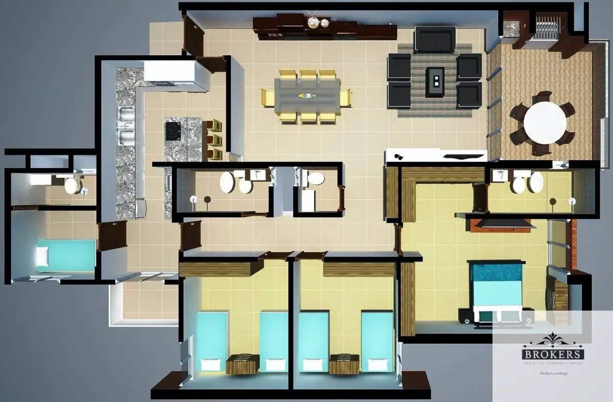 3-Bedroom Apartment for Sale in San Cristobal, Asunción
