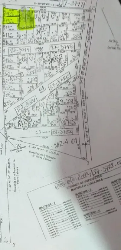 1,458m² Lot for Sale in Los Naranjos, Ñemby