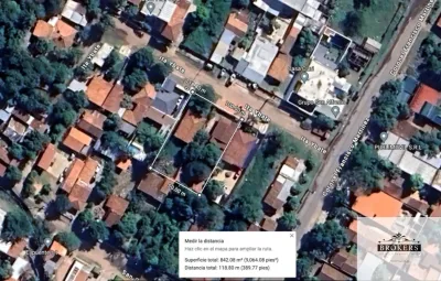 840m² Land for Sale in Orilla del Campo Grande, Fernando de la Mora