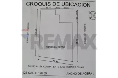 Terreno de 6,976m² en Venta en Areguá