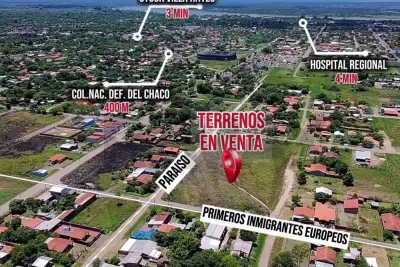 Terreno de 366m² en Venta en Pa'i Roberto, Villa Hayes