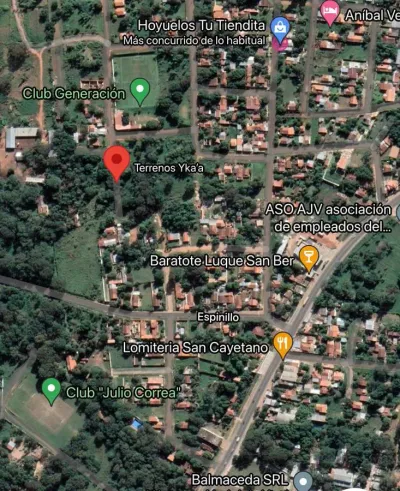 Terreno en Venta en Yka´a, Luque