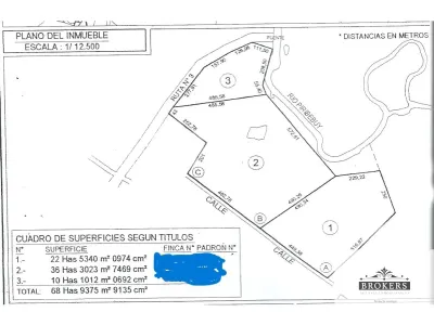 Terreno de 680.000m² à Venda em Limpio