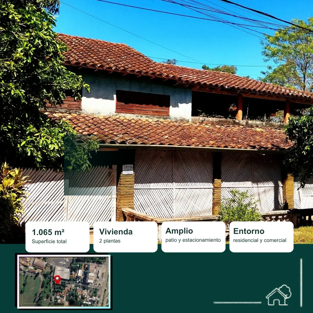 Terreno de 1.065m² en Venta en Zárate Isla, Luque