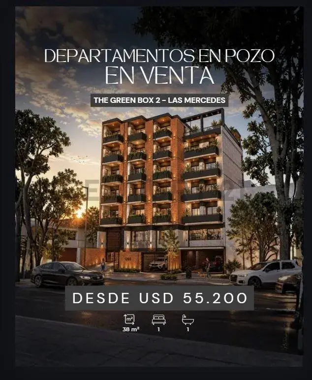 1-Bedroom Apartment for Sale in Las Mercedes, Asunción