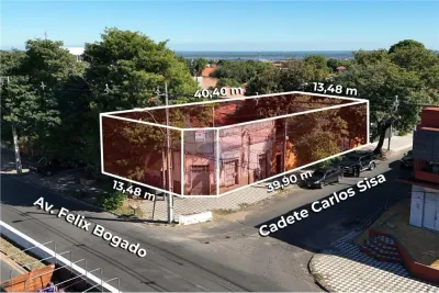 Terreno de 535m² en Venta en Obrero, Asunción