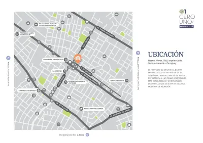 Apartamento de 1 dormitório à Venda em Madame Lynch, Assunção