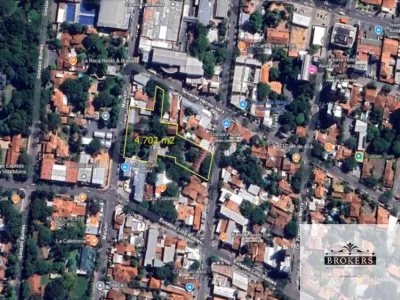 Terreno de 1,400m² en Venta en Villa Morra, Asunción