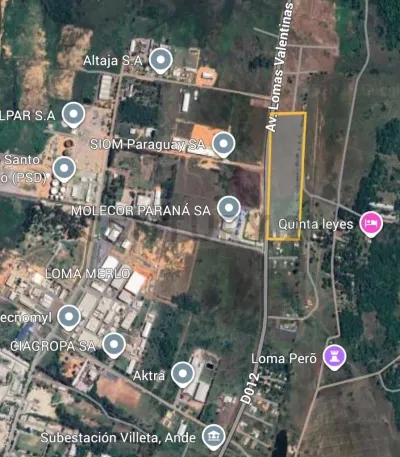 73,038m² Land for Sale in Villeta