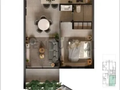 Apartamento de 2 quartos à Venda em Manorá, Assunção