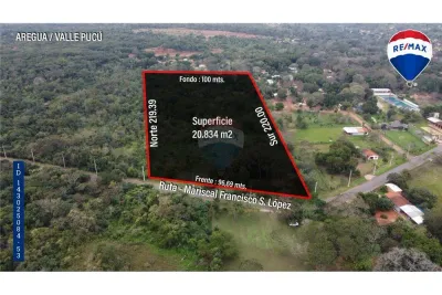 Terreno de 20,834m² en Venta en Yukyry, Luque