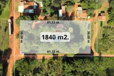 Terreno de 1,840m² en Venta en Areguá