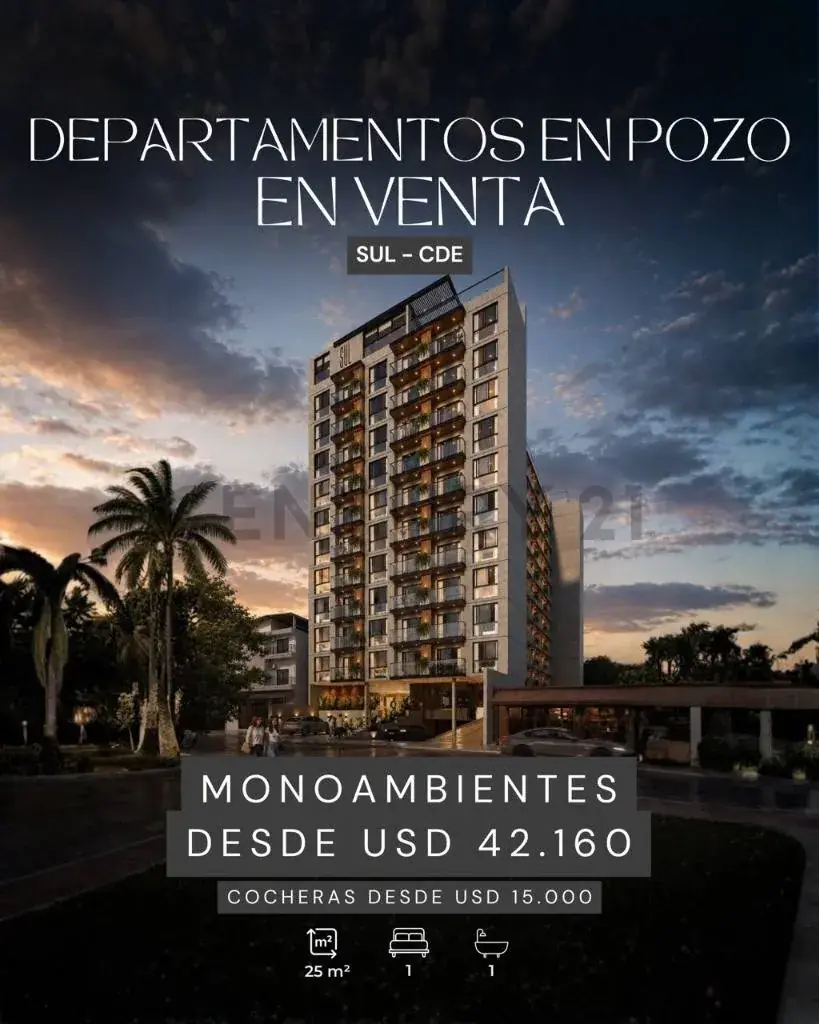2-Bedroom Apartment for Sale in Boquerón, Ciudad del Este