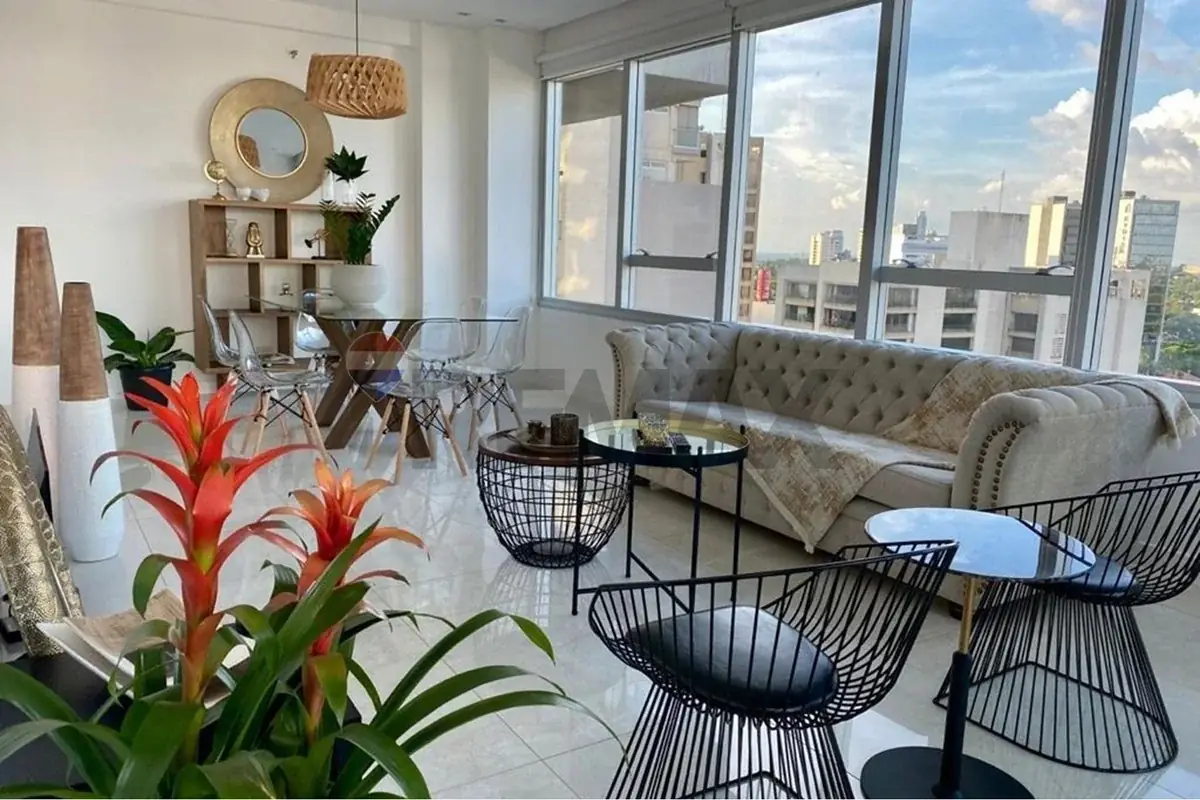 2-Bedroom Apartment in Eminent Building, 105m², for Rent in Ycuá Satí, Asunción